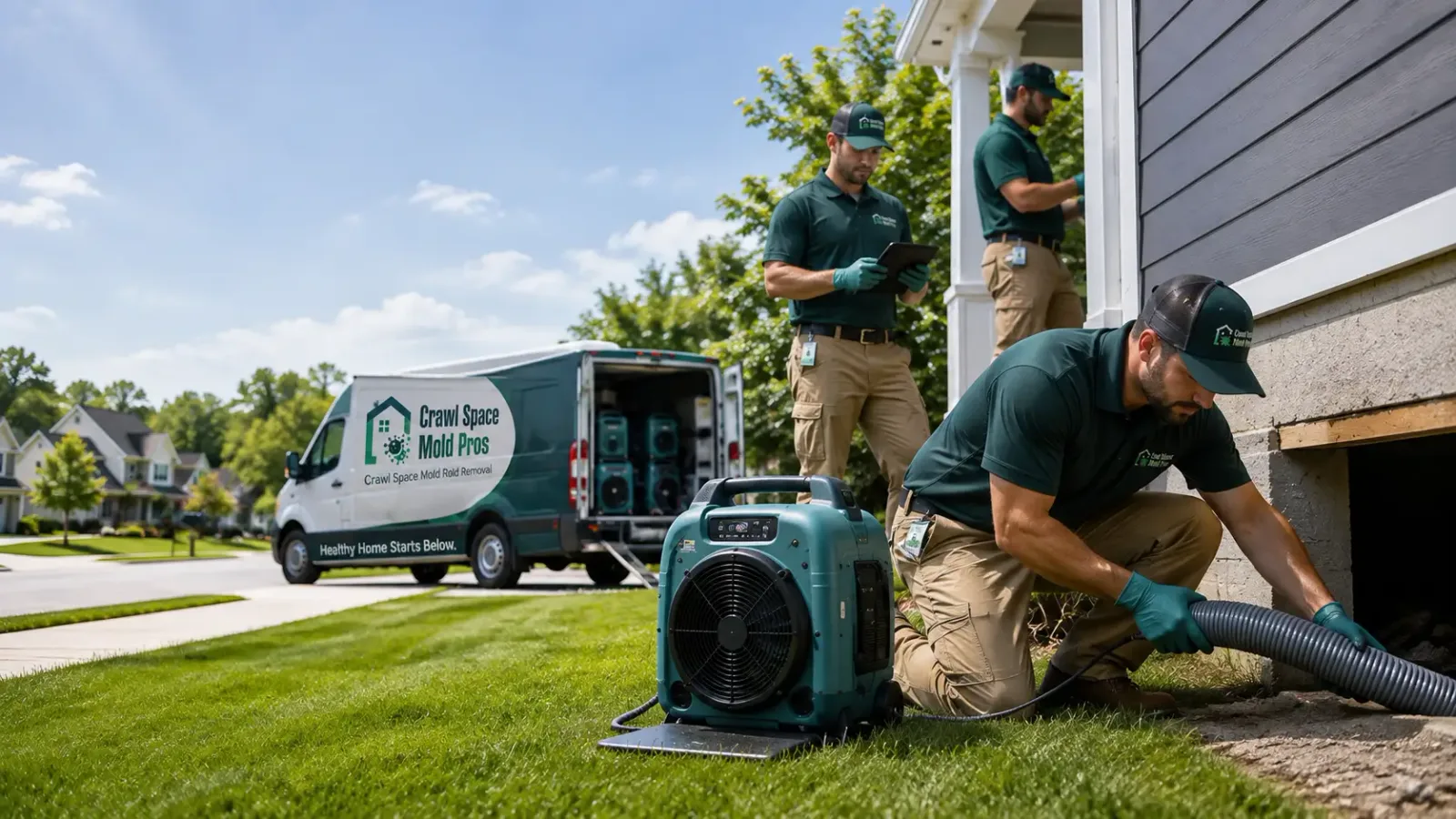 Crawl Space Mold Removal in Mount Lebanon, PA